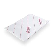 CHIFFON MICROFIBRE MICRO-ONE NON-TISSE SINGLE-USE BLANC/ROUGE LIGNE 34X27CM (50) photo du produit