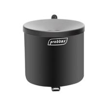 CENDRIER MURAL M 1.5L METAL NOIR D.16X16CM (1) photo du produit