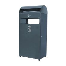CONTENEUR DE DECHETS AVEC CENDRIER 4.7L/48LL GRIS FONCE (1) photo du produit