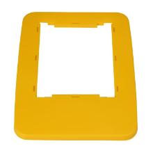 CADRE/COUVERCLE MIX & MATCH JAUNE POUR POUBELLES B1080 ET PB1090 (1) photo du produit