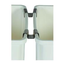 SET DE 2 CONNECTEURS INOX BROSSE POUR POUBELLES B1080 ET PB1090 (1) photo du produit
