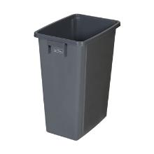 POUBELLE 60L GRIS SANS COUVERCLE 34X47X58CM (1) photo du produit
