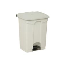 POUBELLE A PEDALE 70L BLANC-COUVERCLE BLANC 41.2X49.5X67.3CM (1) photo du produit