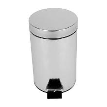 POUBELLE A PEDALE 3L MIRROIR INOX D.17X27CM (6) photo du produit
