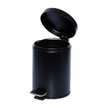 POUBELLE A PEDALE 5L NOIR D.20.3X28.4CM (1) photo du produit