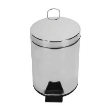 POUBELLE A PEDALE 5L MIRROIR INOX D.20.5X28.5CM (1) photo du produit