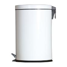 POUBELLE A PEDALE 20L BLANC D.29.5X44.5CM (1) photo du produit