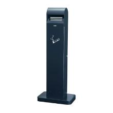 CENDRIER SUR PIED TOTEM 12.5 GRIS FONCE 26X40X104CM (1) photo du produit