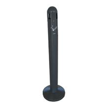 CENDRIER TUBULAIRE 3L COMPLET GRIS/ANTHRACITE D.30X108CM (1) photo du produit