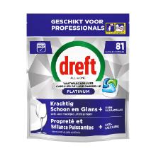 VAATWASTABLETTEN DREFT PROF PLATINUM ALL-IN-ONE (3X81) artikelfoto