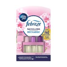 DESODORISANT FEBREZE ELEC.3VOL FLEUR NAISSANTE RECHARGE (7X20ML) photo du produit