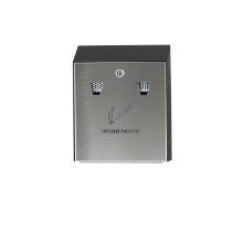 ASBAK SMOKERS STATION GEGALVANISEERD STAAL 1.5L 31.8X25.4X7.6CM (1) artikelfoto