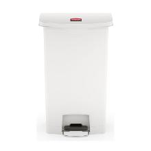 POUBELLE A PEDALE SLIM JIM® STEP-ON 68L FS RUBBERMAID BLANC 50X31X80CM (1) photo du produit