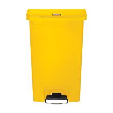 POUBELLE A PEDALE SLIM JIM® STEP-ON 50L FS RUBBERMAID JAUNE 46X29X72CM (1) photo du produit