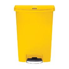 POUBELLE A PEDALE SLIM JIM® STEP-ON 90L FS RUBBERMAID JAUNE 57X35.3X82.55CM (1) photo du produit
