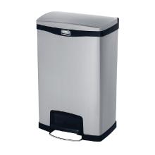 POUBELLE A PEDALE SLIM JIM® STEP-ON 50L FS METAL RUBBERMAID 46X34.80X72.80CM (1) photo du produit