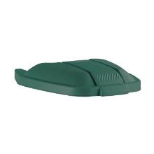 COUVERCLE VERT POUR CONTENEUR CARRE A ROUES 100L (1) photo du produit