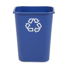 AFVALBAK RECHTHOEKIG 39L RUBBERMAID BLAUW 38.7X27.9X50.5CM (1) artikelfoto