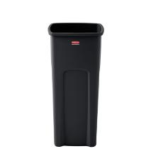 CONTENEUR A DECHETS UNTOUCHABLE 87L RUBBERMAID NOIR 41.9X39.4X78.8CM (4) photo du produit