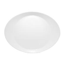 ASSIETTE FLAT OVALE PORCELAINE BLANCHE 318X243MM (1X6) photo du produit
