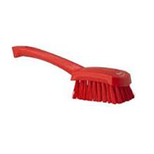 BROSSE A MAIN VIKAN DUR COURTE ROUGE (1) photo du produit