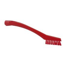 BROSSE DE PRECISION VIKAN POLYESTER EXTRA DUR ROUGE 2X3X22.5CM (1) photo du produit