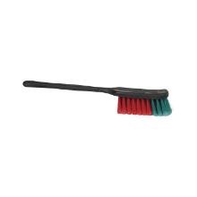 BROSSE A MAIN VIKAN AVEC MANCHE LONGUE SOUPLE ROUGE/VERT 6.5X6.5X42CM (1) photo du produit