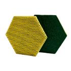 EPONGE A RECURER 3M DUO 96HEX VERT/JAUNE 14.7X12.7X11CM (15) photo du produit