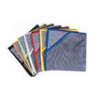 CHIFFON MICROFIBRE SCRUB ALLURE GRIS/ROUGE 40X40CM (10) photo du produit