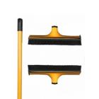BROSSE+RACLETTE CAOUTCHOUC JAUNE AVEC MANCHE TELSC. 83-148CM (3) photo du produit