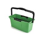 SEAU LAVAGE VITRES 18L+SUPPORT PLASTIQUE 43X26X23.5CM VERT (1) photo du produit