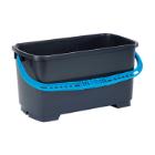 MOERMAN SEAU LAVAGE VITRES 22 NOIR AVEC MANCHE TURQUOISE 49X27X27CM (5) photo du produit