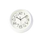 HORLOGE MURALE PLASTIC WIT ROND 26.5CM (1) photo du produit