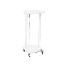 SUPPORT SAC POUBELLE SAEKKO BOY 60L BLANC AVEC COUVERCLE&PEDALE 37XX44X88CM (1) photo du produit