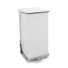 POUBELLE A PEDALE INDUSTRIELLE 90L BLANC 44X344X77CM (1) photo du produit