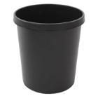 CORBEILLE A PAPIER 18L RONDE NOIR D.31X32CM (1) photo du produit