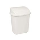 AFVALBAK MET SWINGDEKSEL 4.45L WIT 20X16.5X28.5CM (1) artikelfoto