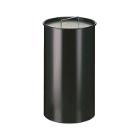 CENDRIER INOX NOIR AVEC TAMIS D.32X59.4CM (1) photo du produit