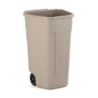CONTENEUR A DECHETS 100L BEIGE SANS COUVERCLE 51X52X80.5CM (1) photo du produit