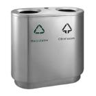 RECYCLING STATION 2X41L MAT INOX FPP.35X75X81CM (1) photo du produit