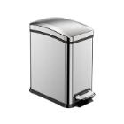POUBELLE A PEDALE REJOICE 8L EKO MAT INOX 17.8X33.2X33.5CM (1) photo du produit