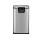 POUBELLE A PEDALE DELLA 50L EKO MAT INOX 37.6X41.6X69.2CM (1) photo du produit