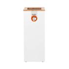 AFVALBAK PAXA LARGE 34L WIT/ORANJE PLASTIC 24X24X60CM (1) artikelfoto