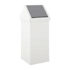 AFVALBAK CARRO-SWING 55L ALU WIT 30X30X77CM (1) artikelfoto
