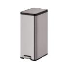 POUBELLE A PEDALE ECOMAID 45L EKO MAT INOX 28.6X42.8X75.3CM (1) photo du produit