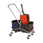 CHARIOT DE LAVAGE DOUBLE 2X17L AVEC PRESSE (1) photo du produit