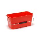 SEAU SOTECO 13L ROUGE 47X23X21CM (1) photo du produit