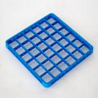 REHAUSSE BLEU 36 COMPARTIMENTS - POUR CORBEILLE LAVE-VAISSELLE - 50X50X4CM (1) photo du produit