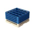 PANIER LAVE-VAISSELLE 16 COMP. + 4 REHAUSSEURS POUR VERRE D.112MM 50X50X26CM (1) photo du produit