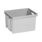 BOX DE RANGEMENT CROWNEST 30L GRIS CLAIR 42.6 X36X26CM (6) photo du produit